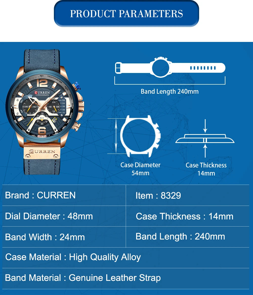 Military Sport Men’s Watch Curren