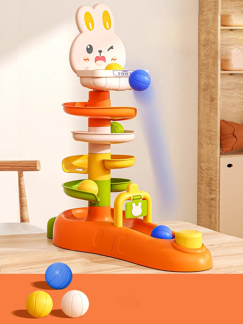 Montessori Rotating Rainbow Tower