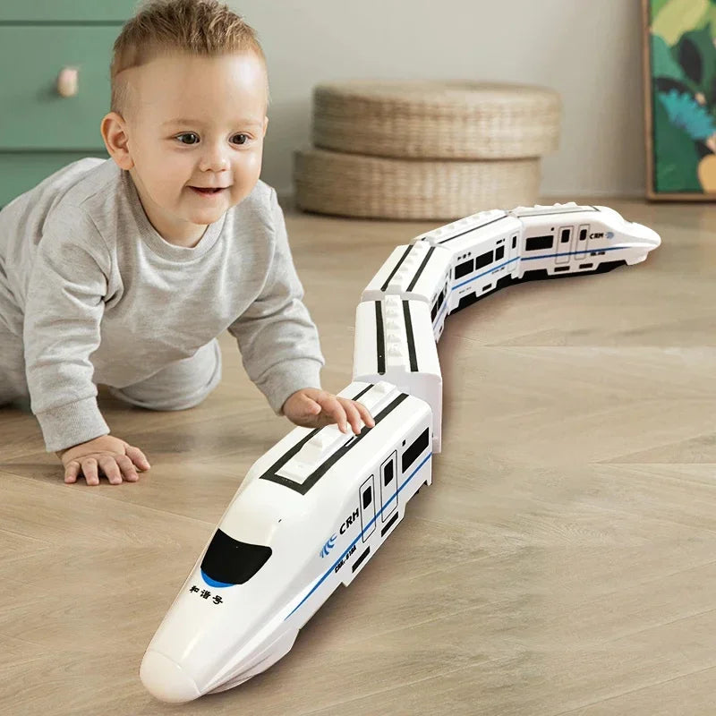Kids DIY High-Speed Train