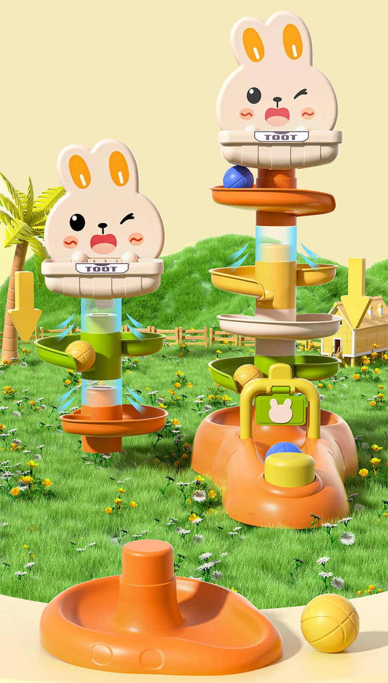 Montessori Rotating Rainbow Tower