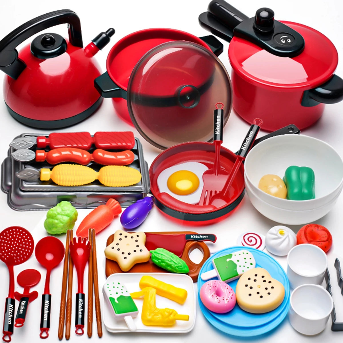 Kids Kitchen Pretend Play Set