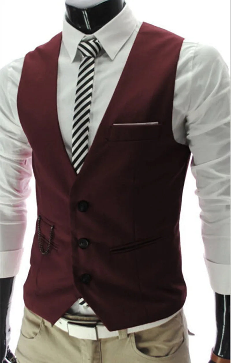 Men’s Slim Fit Dress Vest
