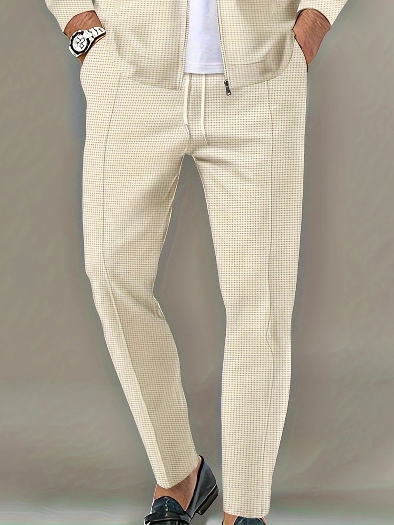 Men’s Stylish Waffle Pants
