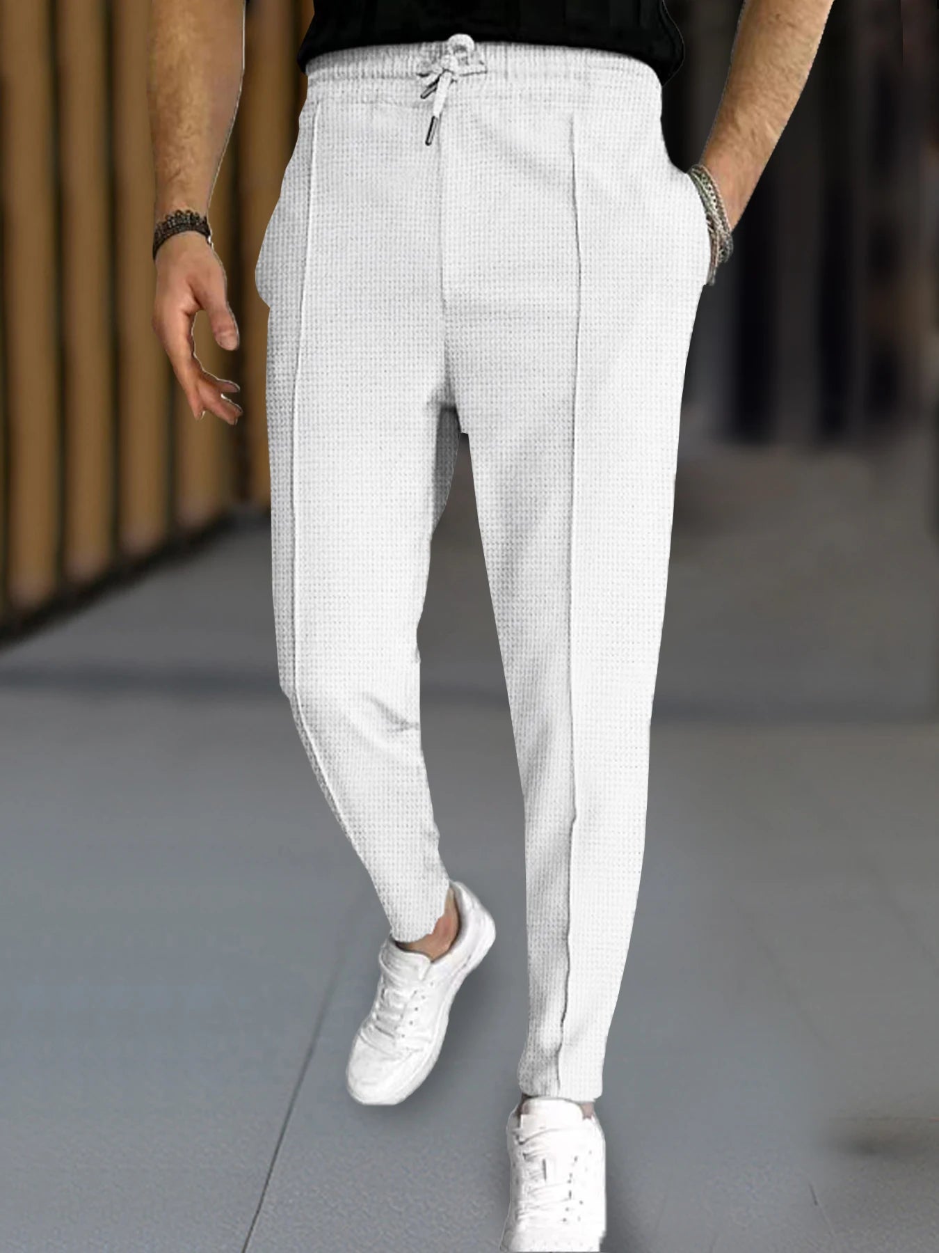 Men’s Stylish Waffle Pants