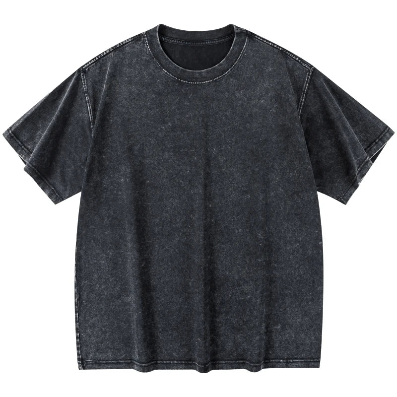 Men’s Washed Vintage Cotton T-Shirt