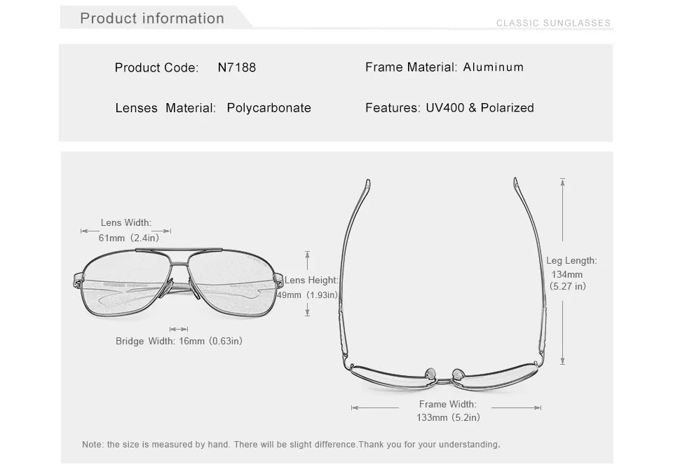 Polarized Aluminum Sunglasses