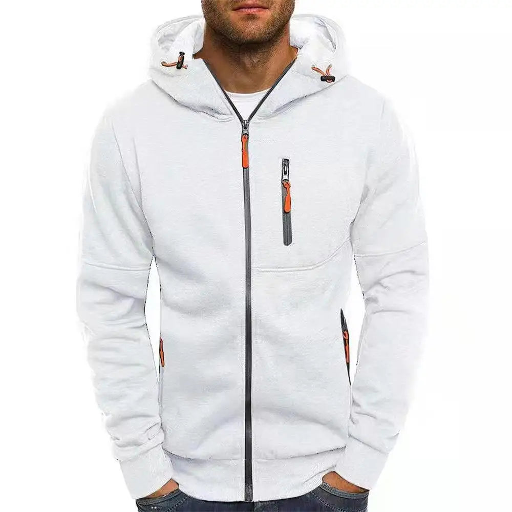 Men’s Zipper Hoodie Sweatshirt