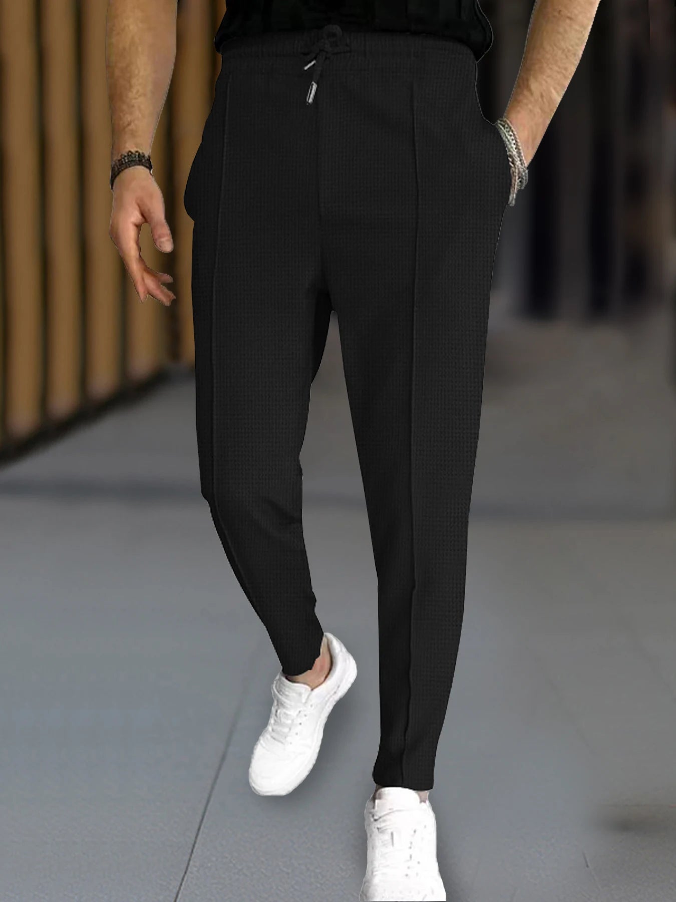 Men’s Stylish Waffle Pants