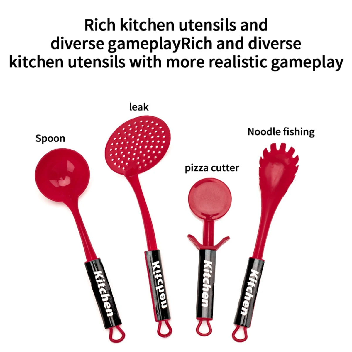 Kids Kitchen Pretend Play Set
