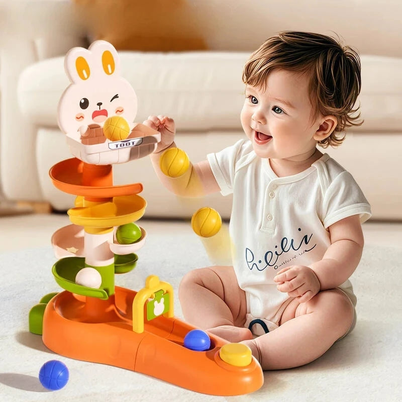 Montessori Rotating Rainbow Tower