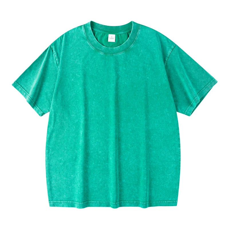 Men’s Washed Vintage Cotton T-Shirt