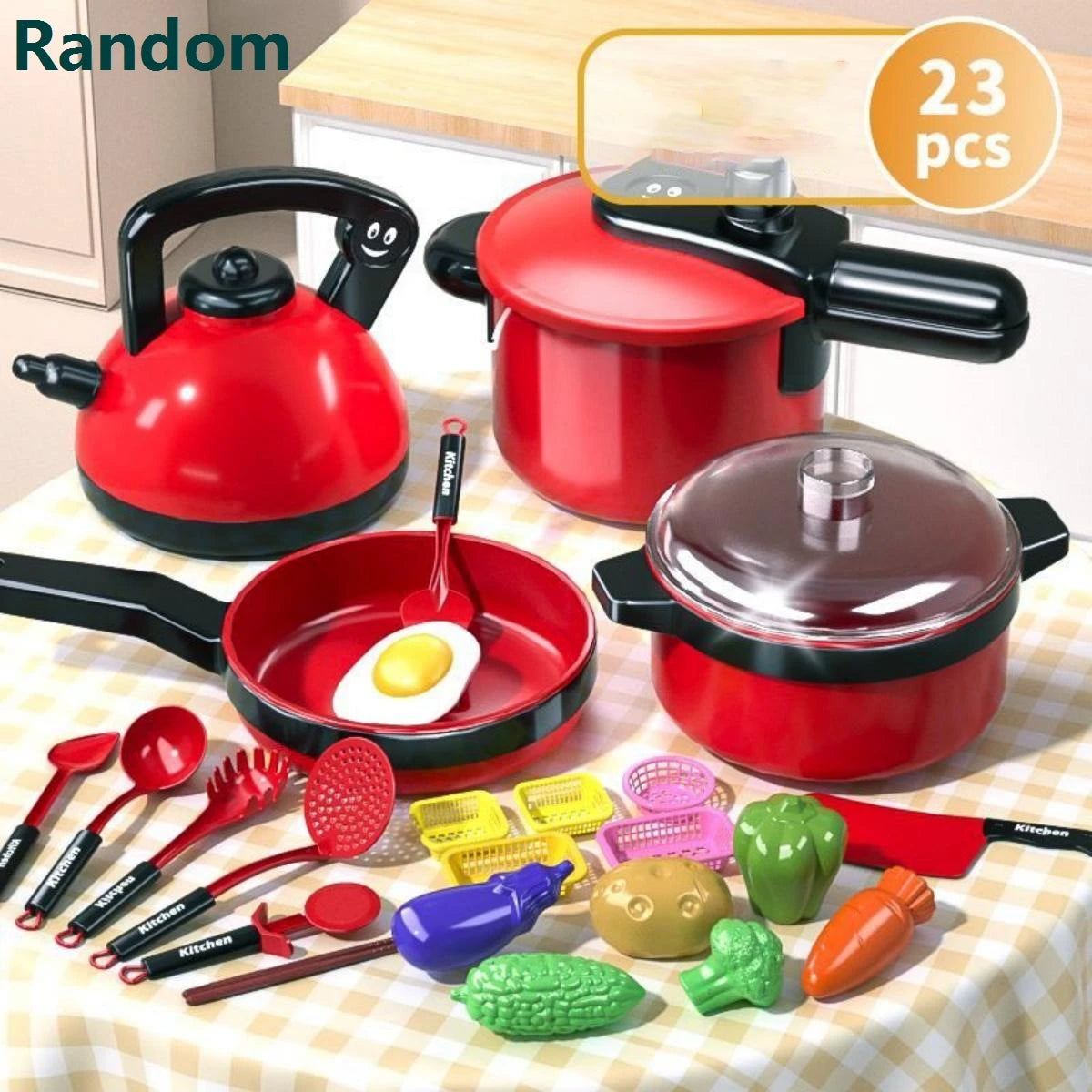 Kids Kitchen Pretend Play Set