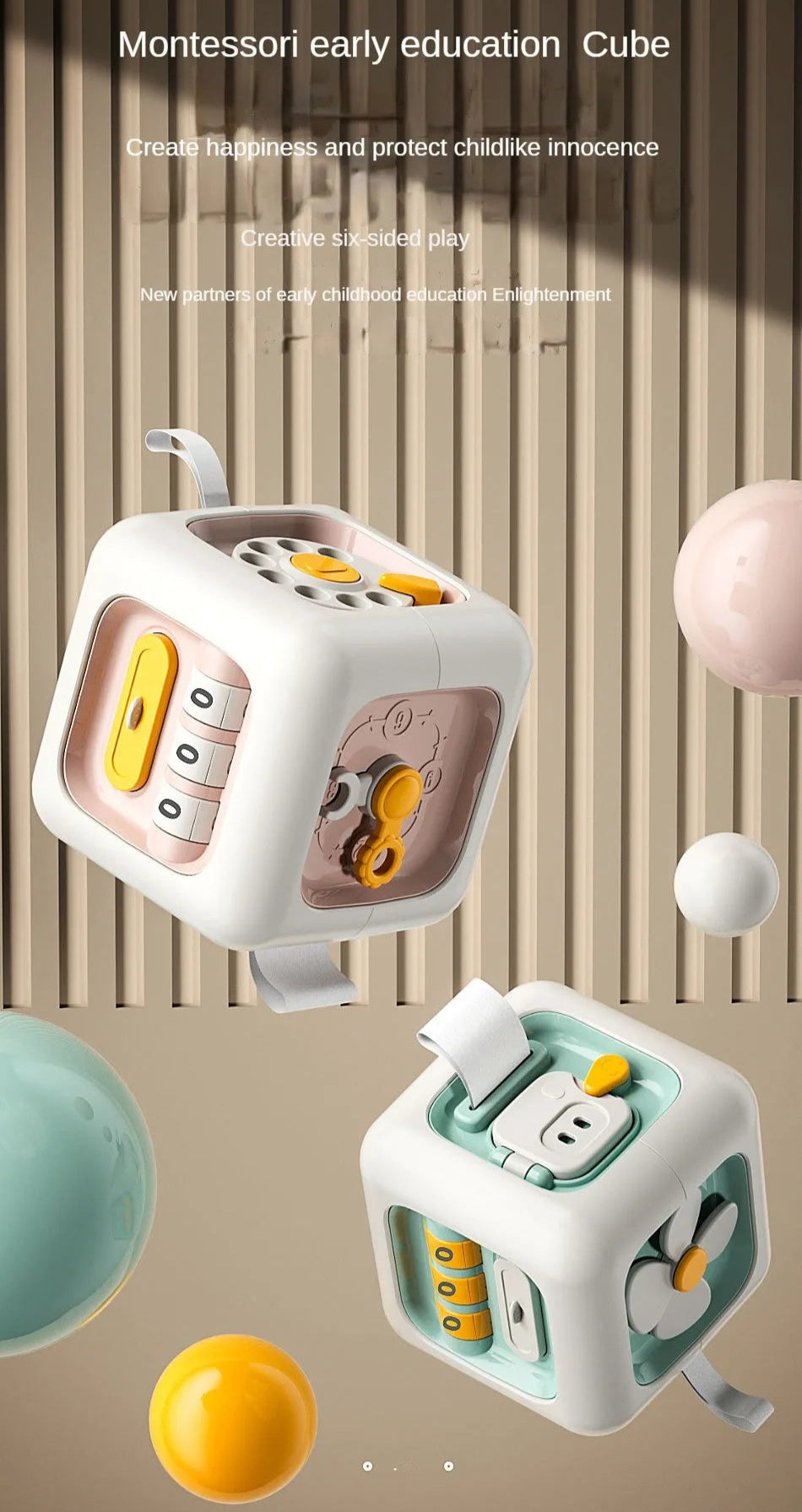 Montessori Busy Cube