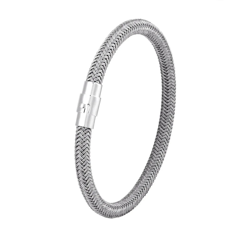 Punk Steel Wire Rope Bracelet