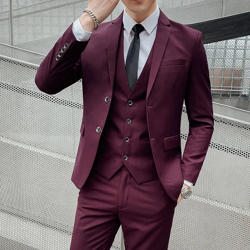 Men’s Business 3-Piece Suit