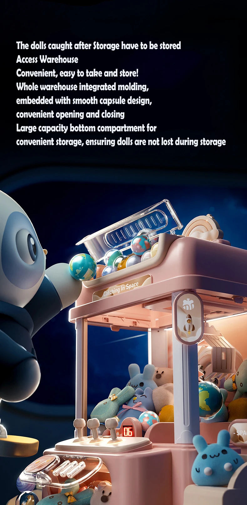 Mini Doll Grabbing Machine