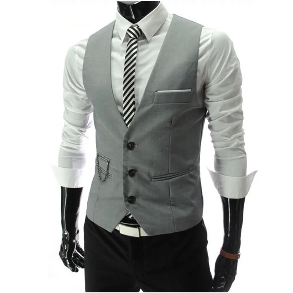 Men’s Slim Fit Dress Vest