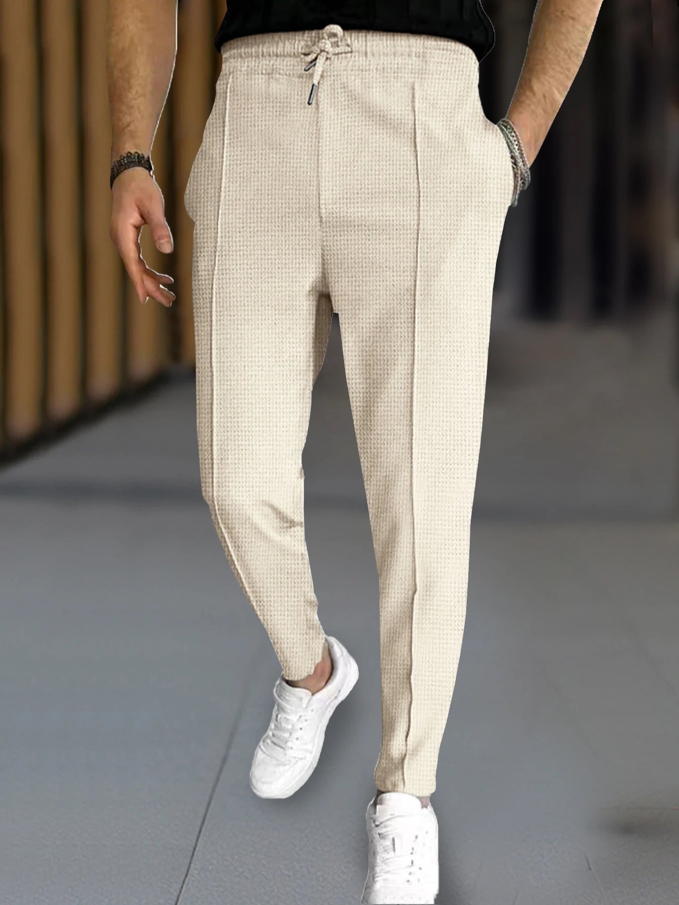 Men’s Stylish Waffle Pants