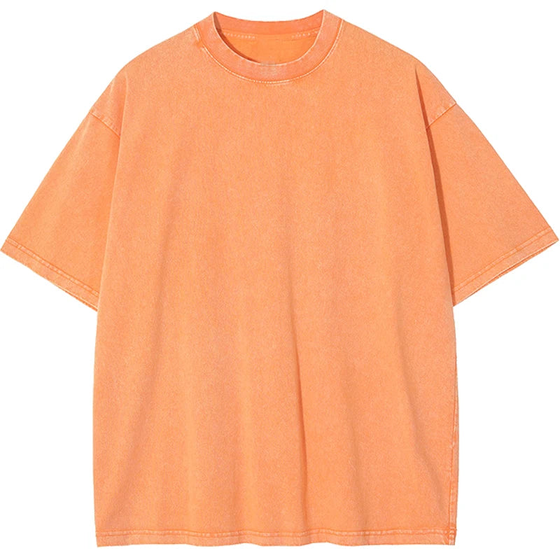 Men’s Washed Vintage Cotton T-Shirt