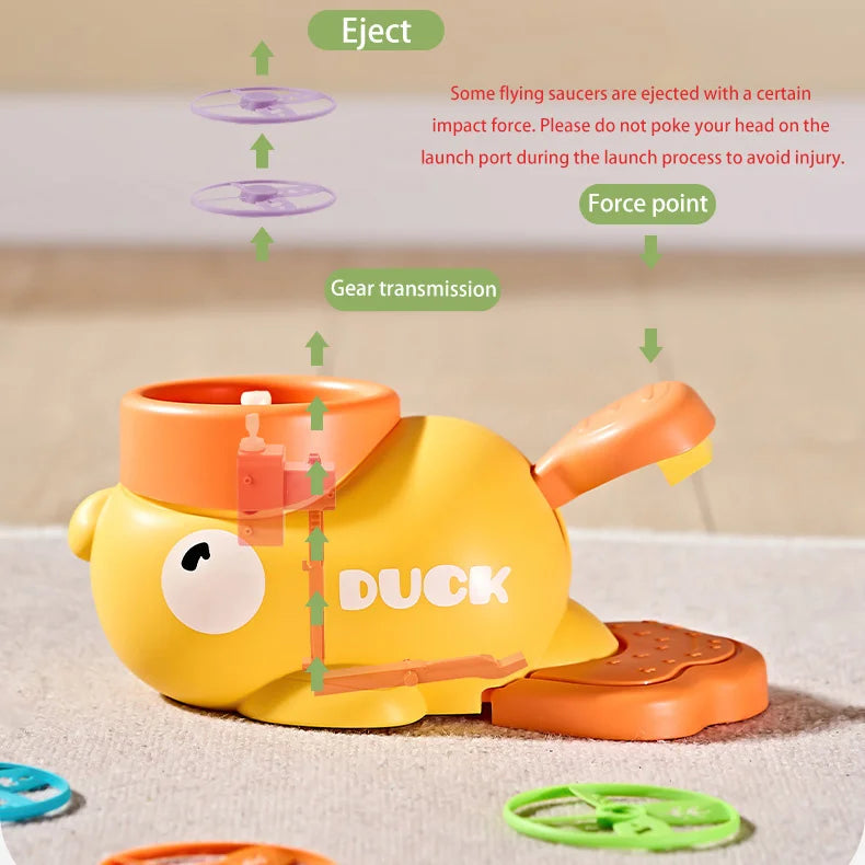 Flying Disc Launcher Toy