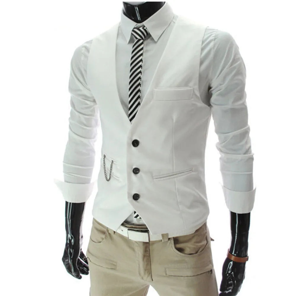 Men’s Slim Fit Dress Vest