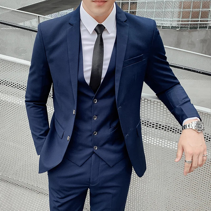 Men’s Business 3-Piece Suit