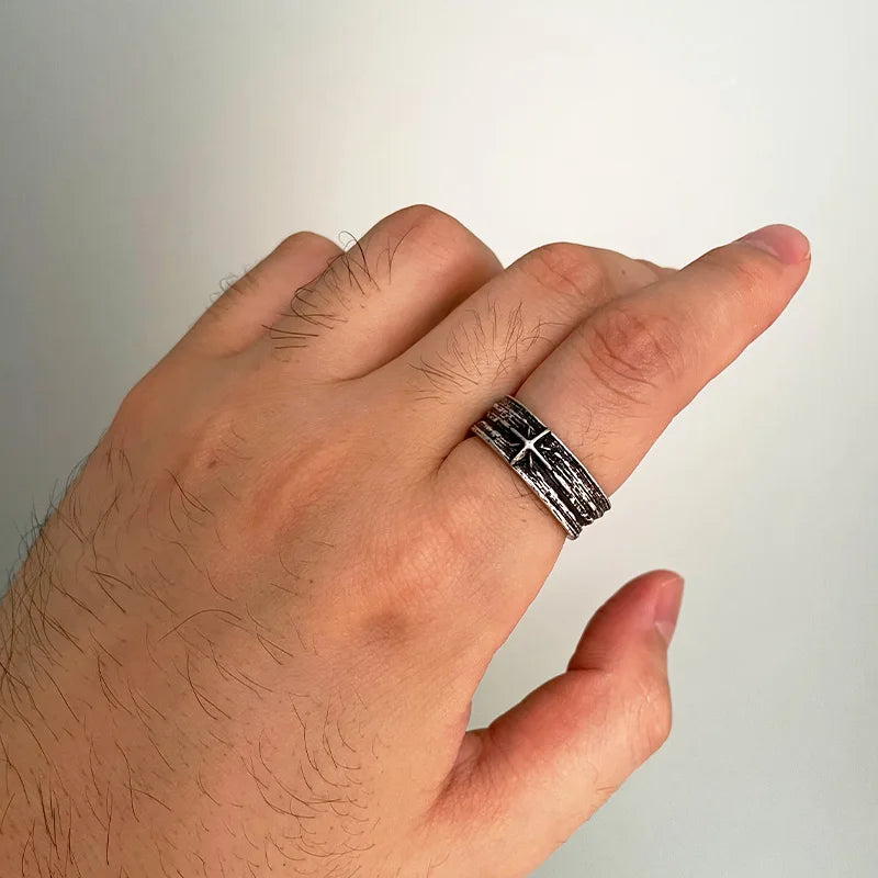 Retro Starry Night Ring