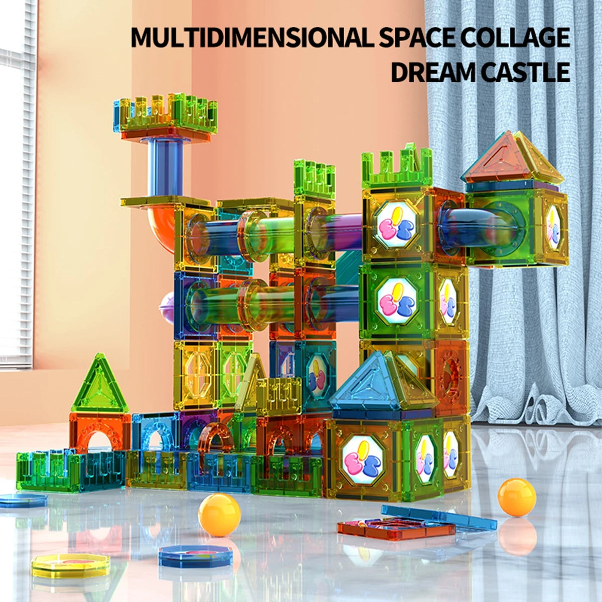 Magnetic Tiles Building Blocks