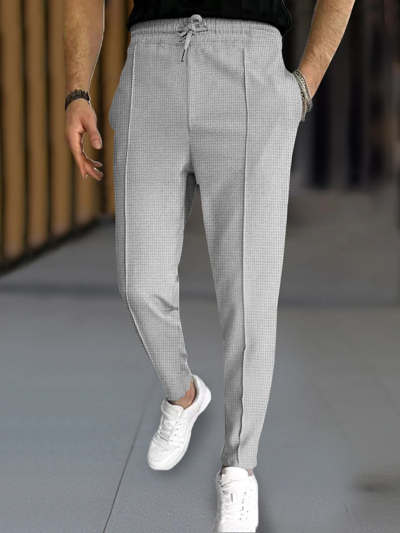 Men’s Stylish Waffle Pants