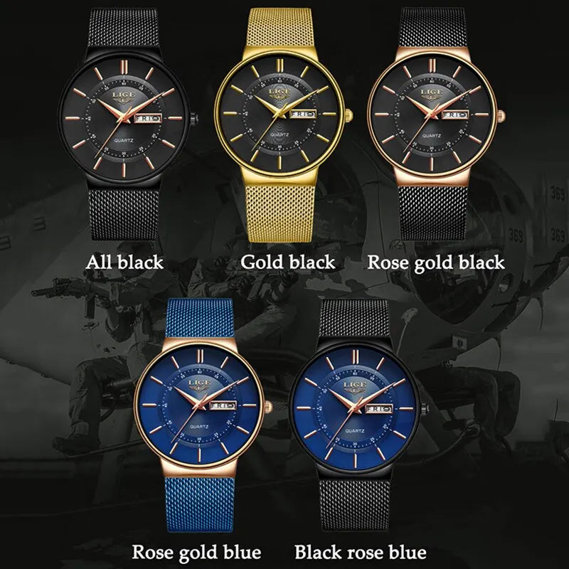 Ultra-Thin Watch Lige
