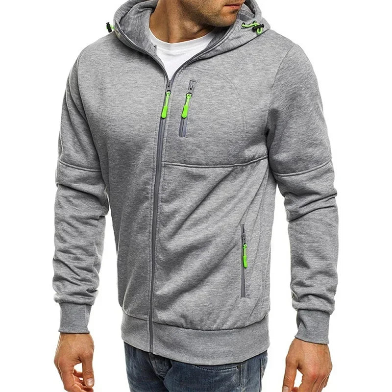 Men’s Zipper Hoodie Sweatshirt