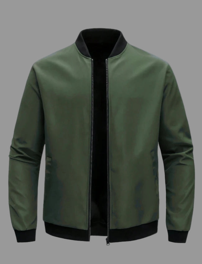 Men’s Baseball Collar Casual Jacket