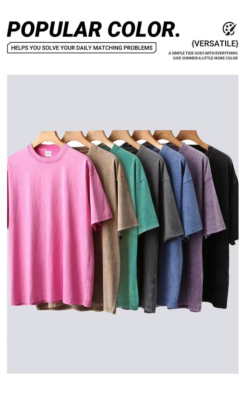 Men’s Washed Vintage Cotton T-Shirt