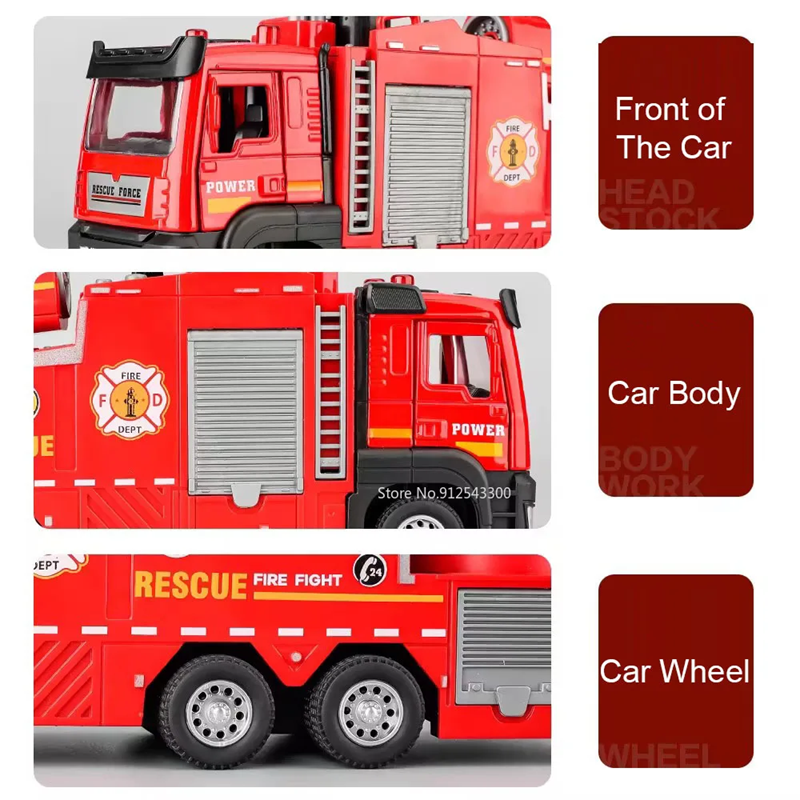 Fire Truck Water Spray