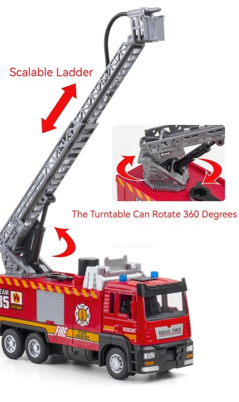 Fire Truck Water Spray
