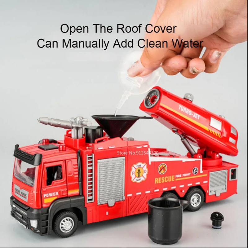 Fire Truck Water Spray
