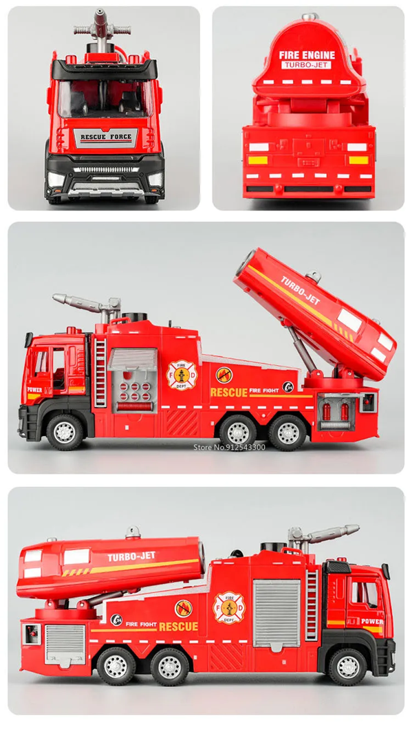 Fire Truck Water Spray