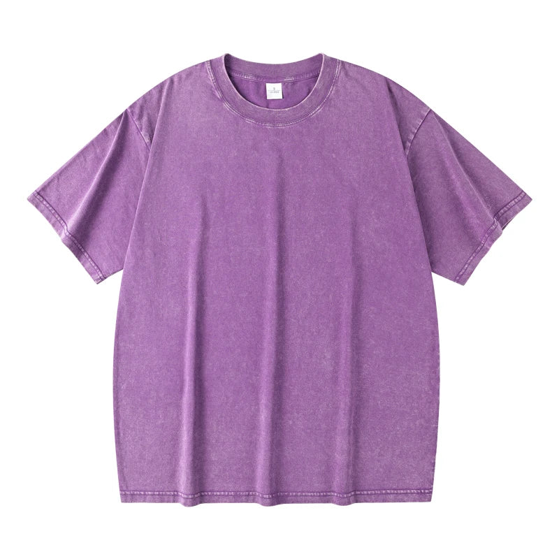 Men’s Washed Vintage Cotton T-Shirt